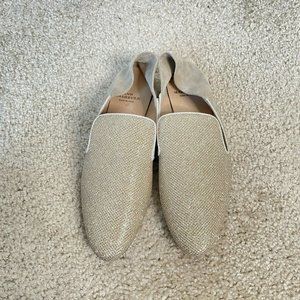 Ann Mashburn Sparkle Almond Toe Flats Size 37